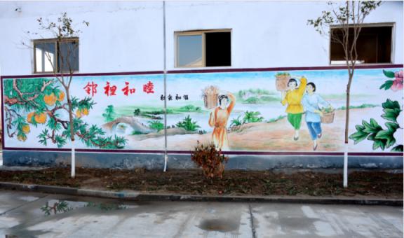 杞县乡镇文化墙 乡风文明焕发新活力