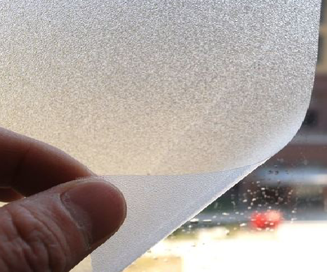 杞县玻璃门外面粘广告用什么材料好？